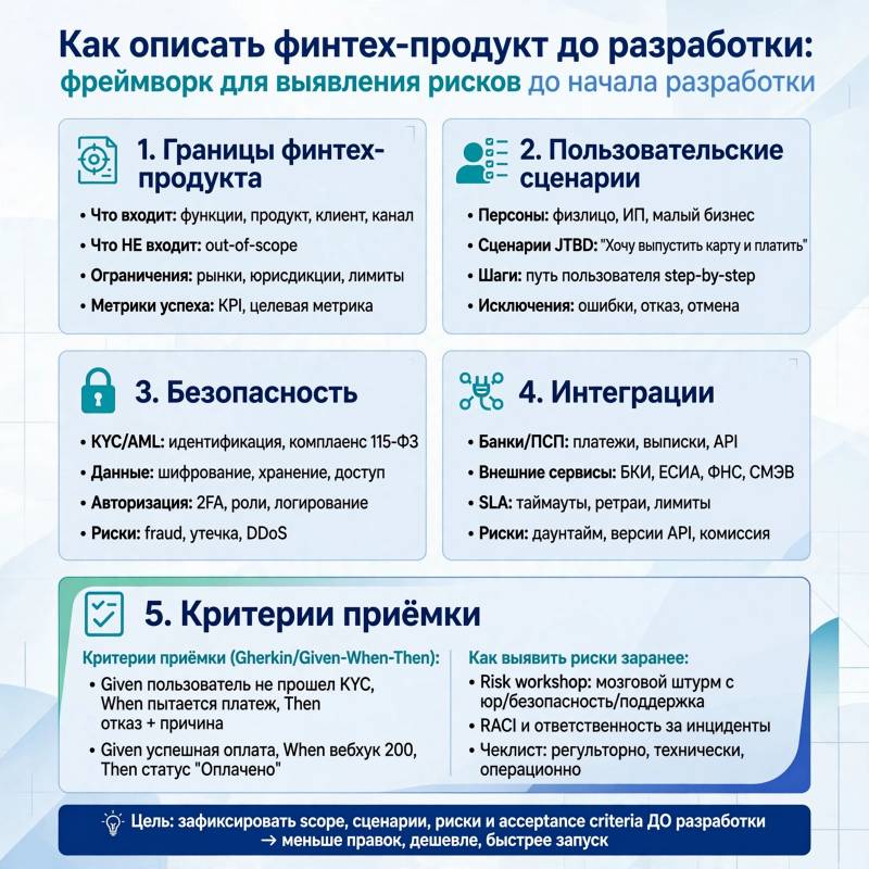 Техническое задание на финтех-платформу: как снизить риски на старте
