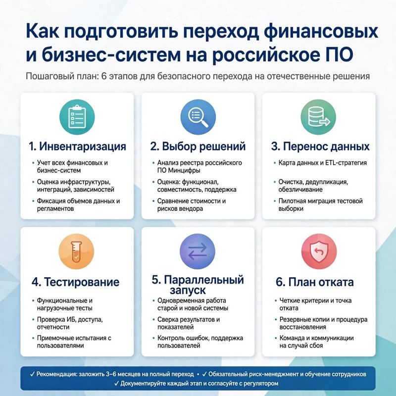 Импортозамещение в IT: как перевести финансовые и бизнес-системы на российское ПО без потерь