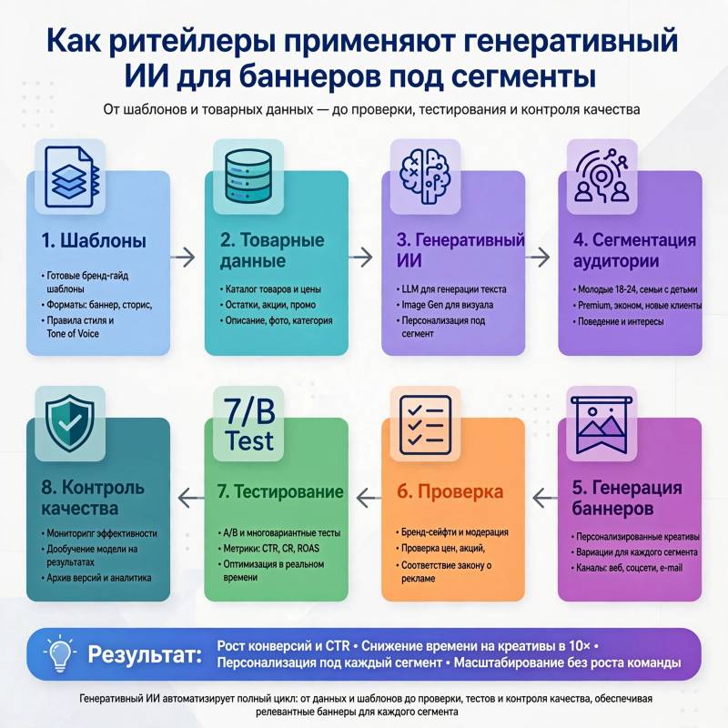 Как крупный ритейл использует генеративный ИИ для баннеров и креативов