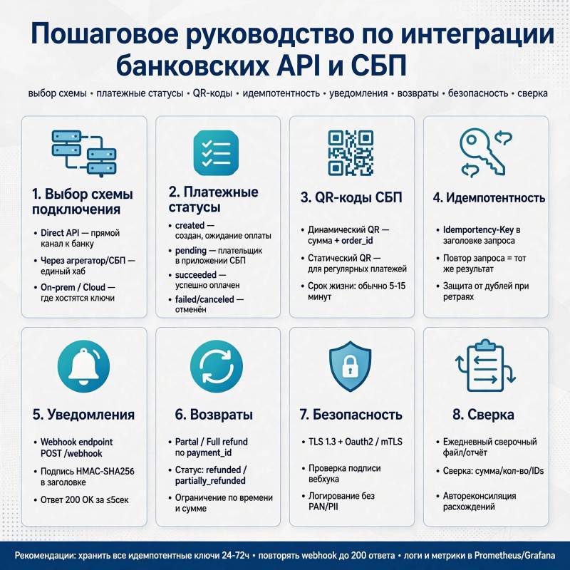 Интеграция с банковскими API и СБП: пошаговое руководство для бизнеса