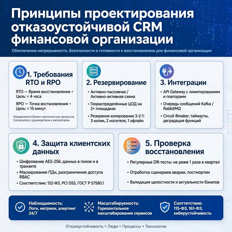 Как создать отказоустойчивую CRM-систему для финансовой организации